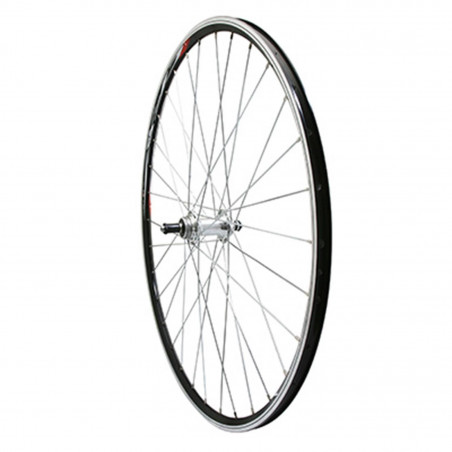 Roue route 700 elan arriere cfx noire moy alu rl 7-6v. 32t.