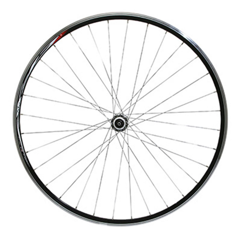 Roue route 700 elan avant cfx noire moy miche alu 32t.