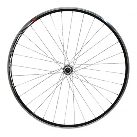 Roue route 700 elan avant cfx noire moy miche alu 32t.