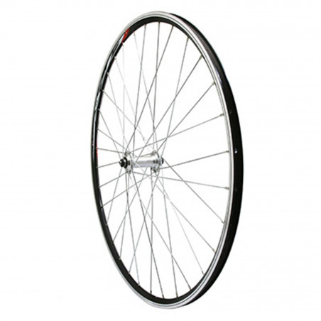 Roue route 700 elan avant cfx noire moy miche alu 32t.