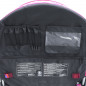 Remorque velo enfant - poussette couverte 2 places en alu maxi 36kg colori rouge avec roues 20" -fixation axe de roue - livre