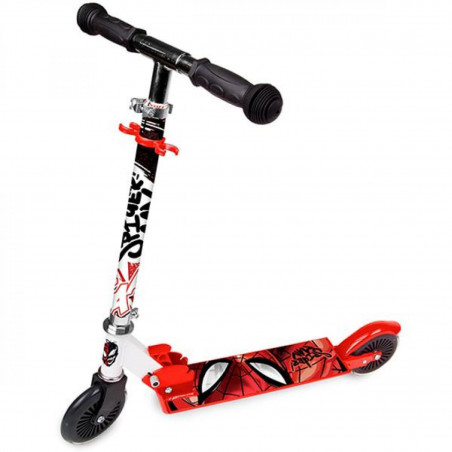 TROTTINETTE ACIER DISNEY SPIDER MAN REGLABLE AV.FREIN AU PIED