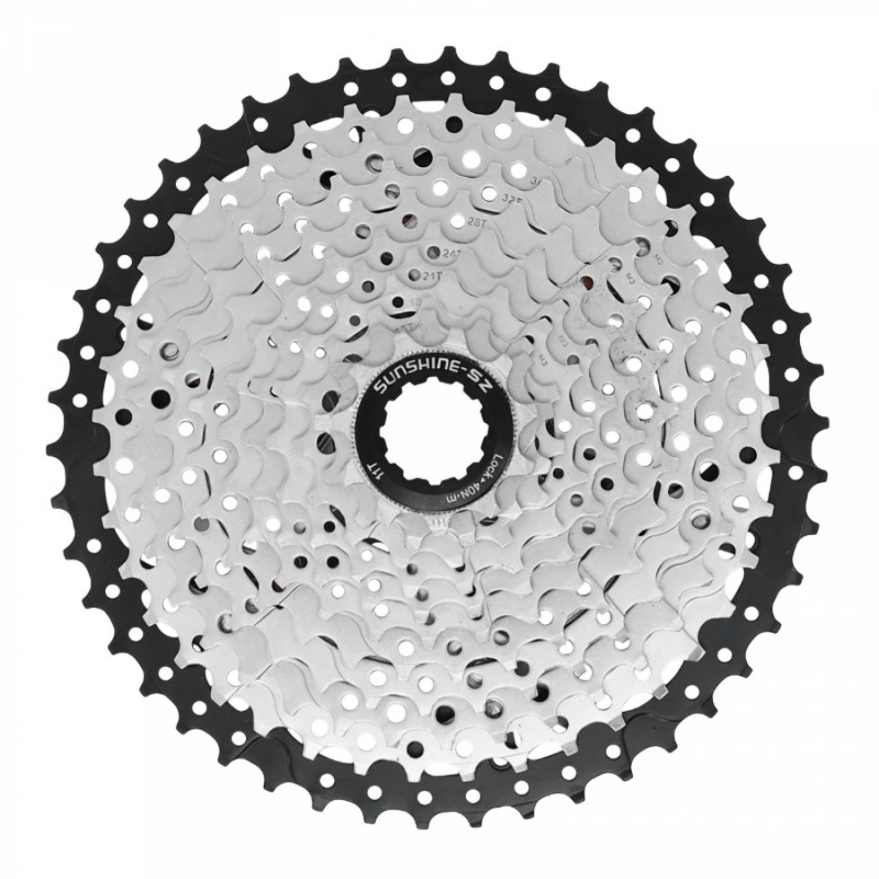 Cassette 11v. shine 11-46 pour Shimano-Sram vtt argent (vendu en boite)    (11-13-15-18-21-24-28-32-36-40-46)
