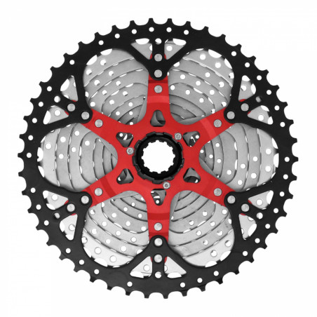 Cassette 11v. shine 11-46 pour Shimano-Sram vtt argent (vendu en boite)    (11-13-15-18-21-24-28-32-36-40-46)