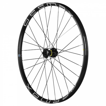 Roue vtt 29" mavic e-deemax boost avant axe traversant 15-110 disc 6 trous tubeless ready jante 622-30