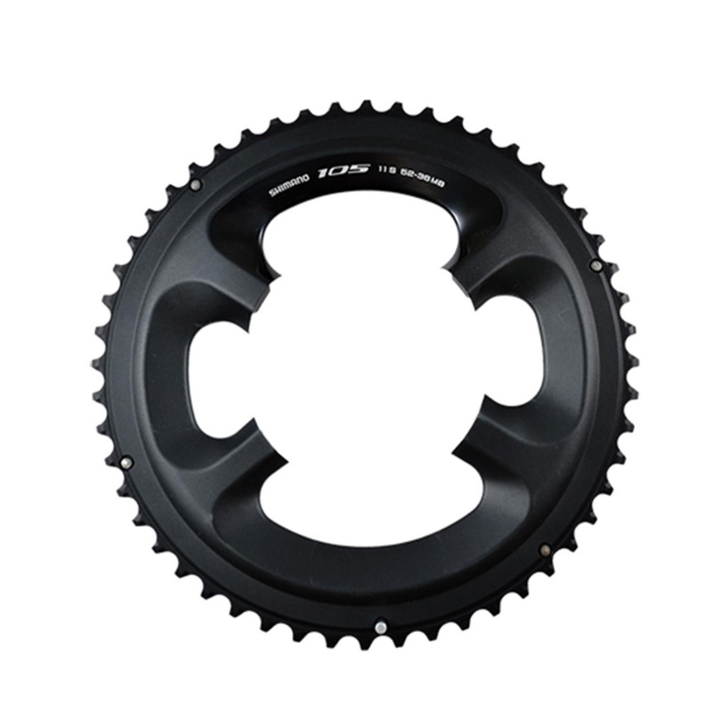 PLATEAU ROUTE DIAM 110 EXTER 52DTS NOIR SHIMANO ORIGINE 105 5800 11V. (4 BRANCHES)