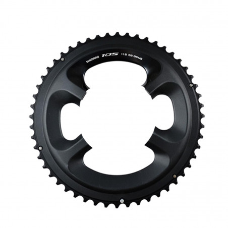 PLATEAU ROUTE DIAM 110 EXTER 52DTS NOIR SHIMANO ORIGINE 105 5800 11V. (4 BRANCHES)
