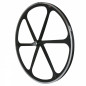 Roue route - fixie arriere a baton p2r noire double filetage