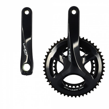 PEDALIER ROUTE COMPACT 50-34D L175 SHIMANO SORA R3000 NOIR 9V