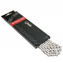 CHAINE VELO ROUTE-VTT 11V. NEWTON KMC ARGENT-BLANC 116 MAILLONS COMPATIBLE SHIMANO-SRAM