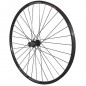 Roue vtc 700x35 disc arriere m820 alu noir moyeu pour Shimano acera m3050 centerlock pour cassette Shimano-Sram 10-9v. rayon