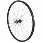Roue vtt 27.5" p2r disc arriere alu noire double paroi moy 36rayons alu 6trous roue libre 8-7-6v.