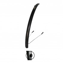 GARDE BOUE VTC 28'' STRONG R'LIGHT ALU A TRINGLES 48MM NOIR MAT (PR)