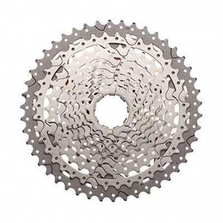 Cassette 10v. Sunrace 11-46 mx3 pour Shimano metallic silver