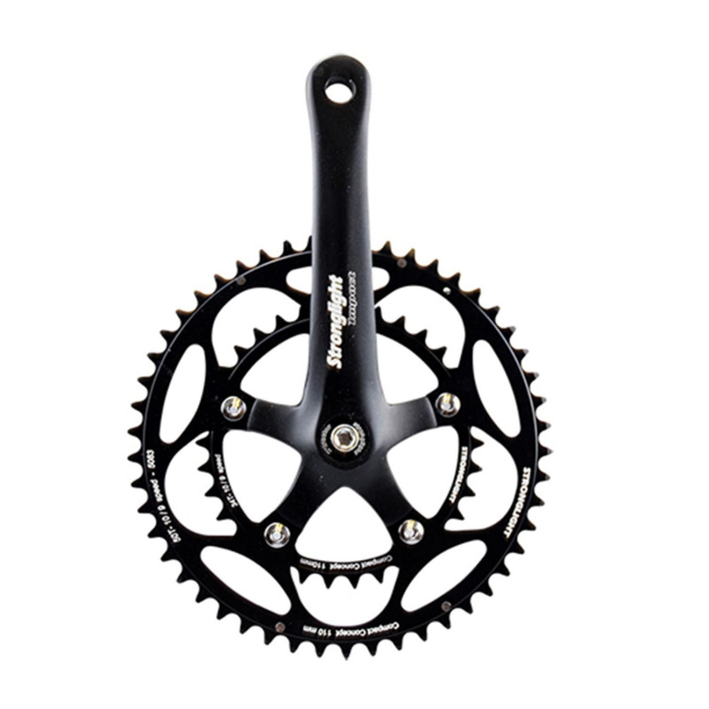 PEDALIER ROUTE COMPACT 48-34D L165 STRONG IMPACT NOIR 9/10V