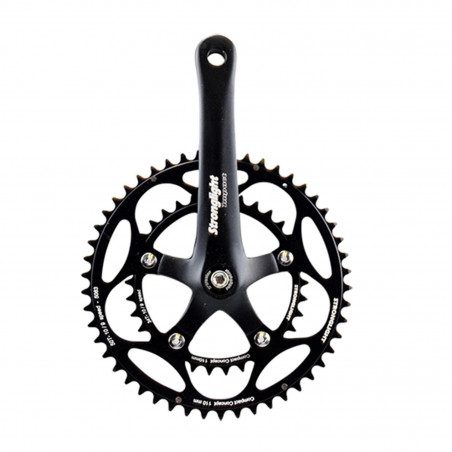 PEDALIER ROUTE COMPACT 48-34D L165 STRONG IMPACT NOIR 9/10V