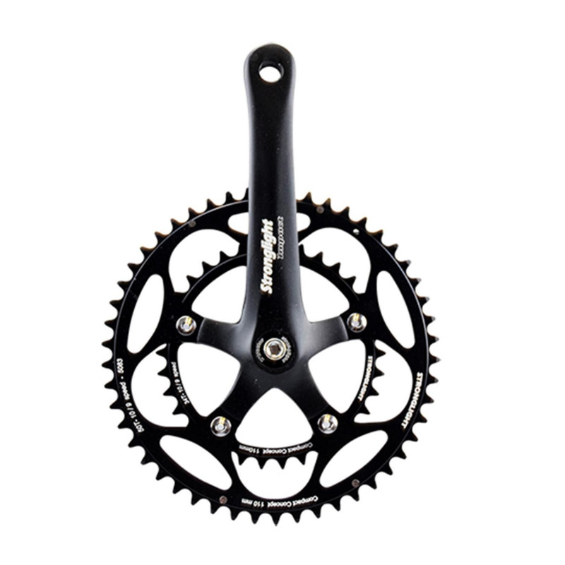 PEDALIER ROUTE COMPACT 50-34D L172.5 STRONG IMPACT NOIR 9/10V