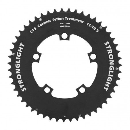 PLATEAU ROUTE 4BRA D.110 POUR SHIMANO DURA-ACE 9000 STRONGLIGHT 51DTS EXTERIEUR COMPATIBLE ULTEGRA 6800-105 5800 TIME TRIAL