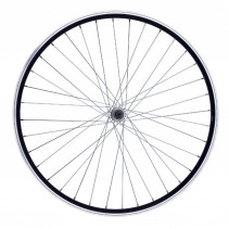 Roue vtt 27.5" arriere alu noire double paroi moy 36rayons alu roue libre 8-7-6v.
