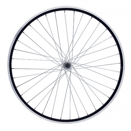 Roue vtt 27.5" arriere alu noire double paroi moy 36rayons alu roue libre 8-7-6v.
