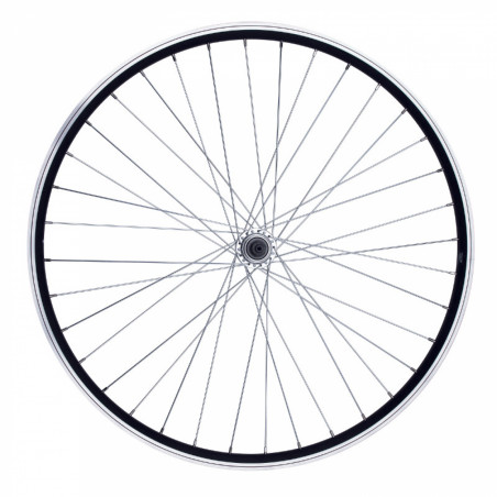Roue vtt 27.5" arriere alu noire double paroi moy 36rayons alu roue libre 8-7-6v.