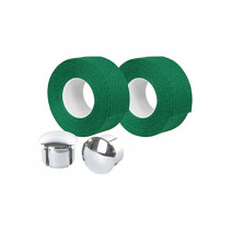 Ruban de guidon Velox tressostar 90 coton vert fonce 20mm x 2,80m (vendu au blister de 2)