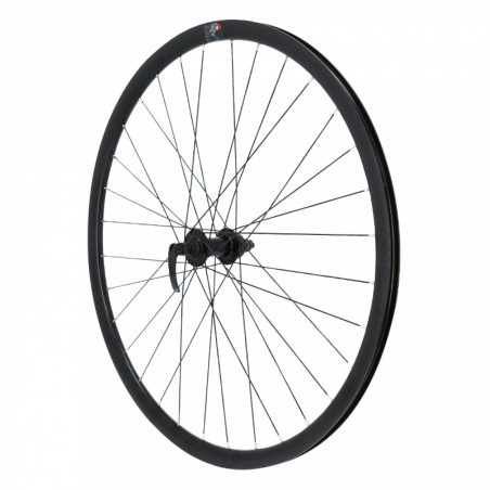 Roue gravel - cyclocross 700 p2r avant disc centerlock moyeu bille noir blocage (pour pneu 25-28-32) - tubeless ready