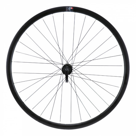 Roue gravel - cyclocross 700 p2r avant disc centerlock moyeu bille noir blocage (pour pneu 25-28-32) - tubeless ready