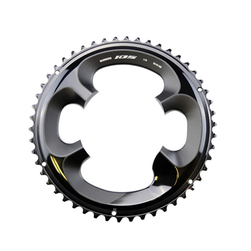 PLATEAU ROUTE DIAM 110 EXTER 53DTS NOIR SHIMANO ORIGINE 105 R7000 11V. (4 BRANCHES)