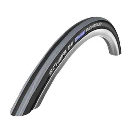 Pneu route/invalide 24x1.00 Schwalbe rightrun tt noir/gris tr (25-540)