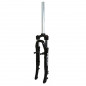 FOURCHE VTC 28 " 700X35 ZOOM 730 ALU RESSORT NOIR DEB. 50mm PIVOT LISSE 1"1-8-28,6 EXTERIEUR COMPATIBLE V-BRAKE-DISC