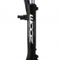 FOURCHE VTC 28 " 700X35 ZOOM 730 ALU RESSORT NOIR DEB. 50mm PIVOT LISSE 1"1-8-28,6 EXTERIEUR COMPATIBLE V-BRAKE-DISC