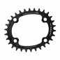 PLATEAU VTT 4BRA D.96 POUR SHIMANO SLX7000- XT8000- XTR9000 TA ONE OVALUTION 30DTS MONO NOIR MAT ALU 10-11-12V.