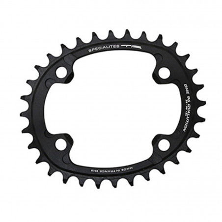 PLATEAU VTT 4BRA D.96 POUR SHIMANO SLX7000- XT8000- XTR9000 TA ONE OVALUTION 34DTS MONO NOIR MAT ALU 10-11-12V.