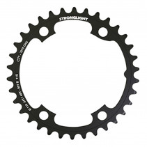 PLATEAU ROUTE 4BRA D.110 POUR SHIMANO ULTEGRA R8000 - R8050 STRONGLIGHT 34DTS INTERIEUR  NOIR CT2  11V. (POUR PLATEAU 49 et