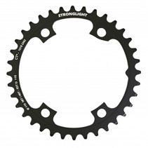 PLATEAU ROUTE 4BRA D.110 POUR SHIMANO ULTEGRA R8000 - R8050 STRONGLIGHT 36DTS INTERIEUR  NOIR CT2  11V. (POUR PLATEAU 46 et