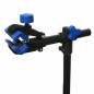 PIED DE MONTAGE VELO PLIABLE 4 PIEDS ACIER AVEC MACHOIRE REGLABLE POUR CADRE DE 25mm A 40mm POUR VELO MUSCULAIRE