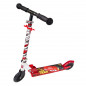 TROTTINETTE DISNEY 2 ROUES CARS ROUGE ACIER PLIABLE ET REGLABLE AVEC FREIN ROUE ARRIERE