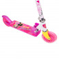 TROTTINETTE DISNEY 2 ROUES MINNIE ROSE ACIER PLIABLE ET REGLABLE AVEC FREIN ROUE ARRIERE