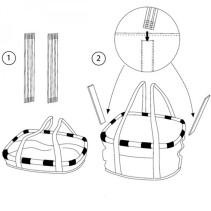 BIKEBASKET TWIST SKY ROSE