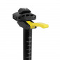 TIGE DE SELLE VTT REGLABLE P2R ALU NOIR DIAM. 31.6 L450mm (REGLAGE PAR LEVIER)