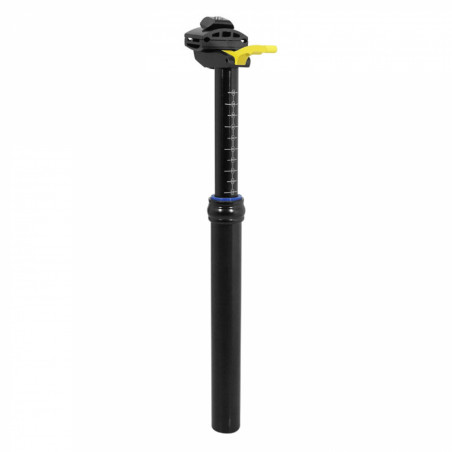 TIGE DE SELLE VTT REGLABLE P2R ALU NOIR DIAM. 30.9 L450mm (REGLAGE PAR LEVIER)