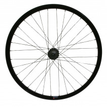 Roue route - fixie - piste p2r 30mm noir arriere double filetage avec pignon 16dts