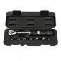 OUTIL CLE DYNAMOMETRIQUE 1-4" SERRAGE DE 2 A 14Nm  AVEC DOUILLES ALLEN  2-3-4-5-6-10 TORX T25 (LIVRE DANS UNE MALETTE)