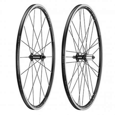 Roues route 700 Campagnolo calima noir moyeu ed 9-10-11v. (paire)