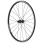 Roues route 700 Shimano wh-rs100 noir 11v. compatible 10v. deco blanc  (avant   arriere)