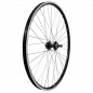 Roue vtt 29" arriere noir pour v-brake et disc moyeu roue libre compatible disc 6 trous (jante double paroi avec