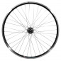 Roue vtt 29" arriere noir pour v-brake et disc moyeu roue libre compatible disc 6 trous (jante double paroi avec
