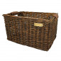 PANIER AVANT-ARRIERE BASIL DORSET L OSIER NATURE (52x36x26cm) (SANS FIXATION)