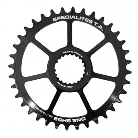 PLATEAU VTT DIRECT MOUNT  POUR SHIMANO XTR M9100 - XT M8100 - SLX M7100 TA ONE SH52 36DTS COMP M900 10-11-12V. NOIR